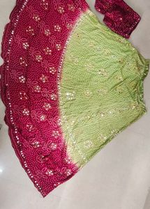 Bandhani Lehenga Choli Set