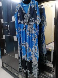 2 Combo Tie-Dye &amp; Floral Maxi Dress