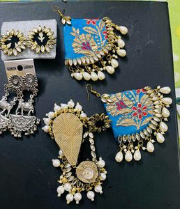 Hand Made 4 pair Combo Earrings