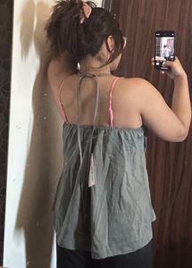 Stylecast X Hersheinbox Pleated HalterNeck Top