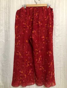 Cato Red Printed Palazzo Pant