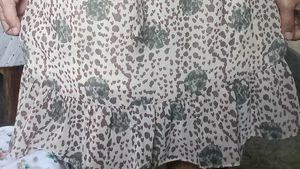 Floral Print Ruffle Mini Dress