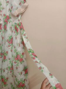 Floral Print Anarkali