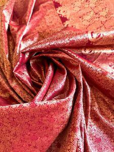 100% Pure Silk Red Kanjivaram Saree