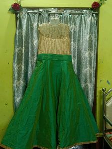 Green &amp; Gold Formal Dress