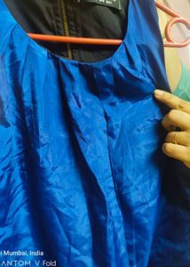 Chic Blue &amp; Black Dress