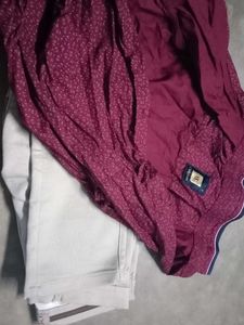 mens shirt and pant combo