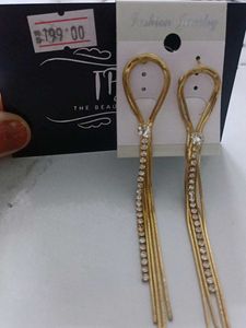 Elegant Gold Dangle Earrings