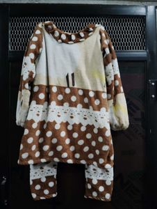 Cute woolen Pajama Set
