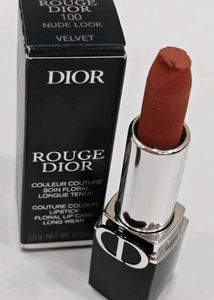 Dior Rouge Lipstick 100 Nude Look Velvet