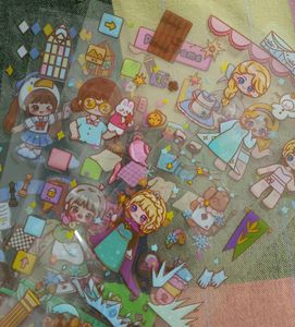 set of 6 sheets Stickers