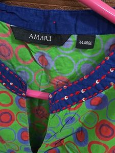 Green Sleeveless Kurti / Kurta