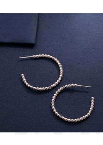 92.5 Silver Hoop Earrings