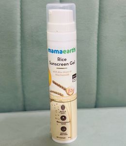 Mamaearth Rice Sunscreen Gel