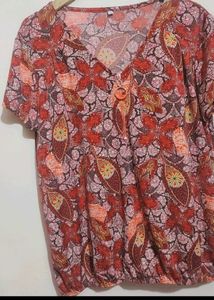 Multi Printed Top For Girl Or Woman 38 Bust