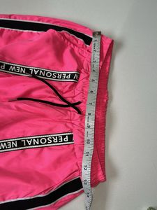 Pink Graphic Print Track Pants