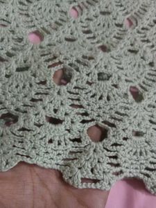 Crochet Crop Top with Shorts