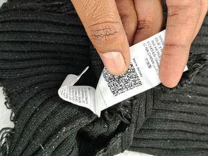 SHEIN Distressed Knit Top