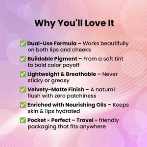 BELIEVER LIP &amp; CHEEK TINT