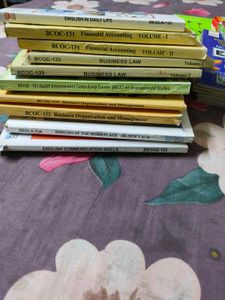IGNOU Books Of Bcomg First Year
