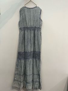 Zink London Denim Blue Maxi