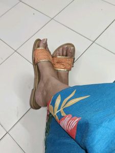 Vishudh Embellished Open Toe Flats