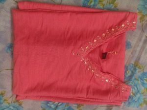 Peach Kurta