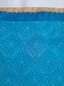 Blue Embroidery Work Saree with Blouse