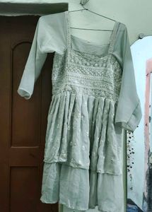 SANCIAWomen Georgette Kurta Palazzo Set