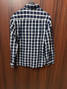 Navy Blue L 42 Slim Fit Shirt