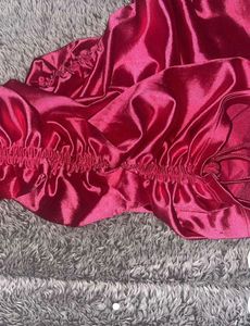 New H And M Pink Satin Mini Dress