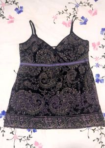 Paisley Print Cami Top