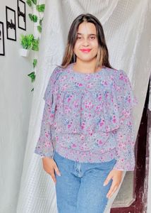 Casual Floral Top