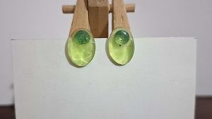 Heart, oval, square, Round Stud Earrings