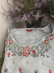 Floral Embroidered Kurta Set