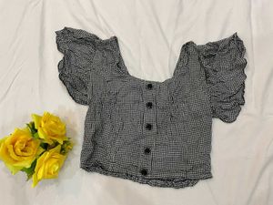 Ruffle Sleeve Top