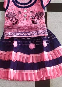 Girls Dress Top &amp;Skirt