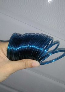 Glass Bangles, Blue And Red Size 2.2