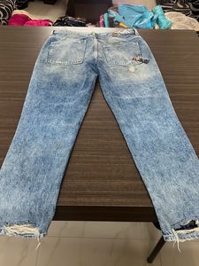 Ripped &amp; Patched Denim By Zara | Attidue You