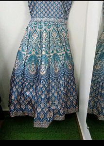 SILK WEDDING GOWN WITH DUPATTA