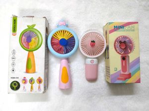 COMBO OF 2 MINI FAN&#39;S