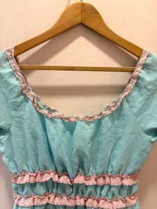 Cute Lace Trim Imported Top