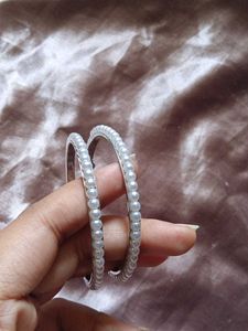 Pearl Hoop Earrings