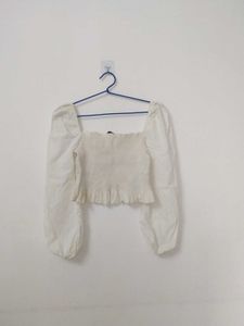 Pinteresty Cutest White Crop Top
