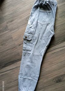 Gray Cargo Pants