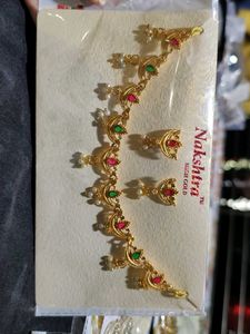 necklace with earrings