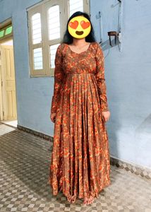 SILK Anarkali Dress