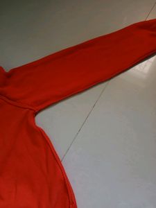 Orange Red Korean Brand Sweater