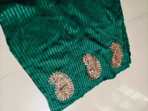 Lightweight Short Kurti With Sequin And Embroidery
