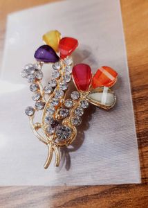 Colorful Brooch Set - 3 Peices